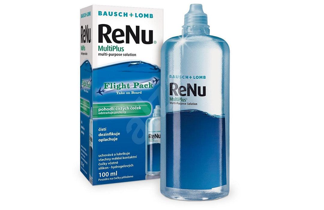 Roztok na šošovky -  Roztok ReNu Multiplus 100 ml
